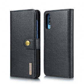Telefoonhoesje Leren Hoesje voor Samsung Galaxy A70 Portemonnee Leren Met Verwijderbare Schaal