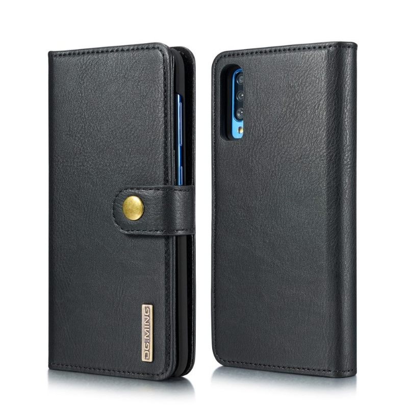 Telefoonhoesje Leren Hoesje voor Samsung Galaxy A70 Portemonnee Leren Met Verwijderbare Schaal