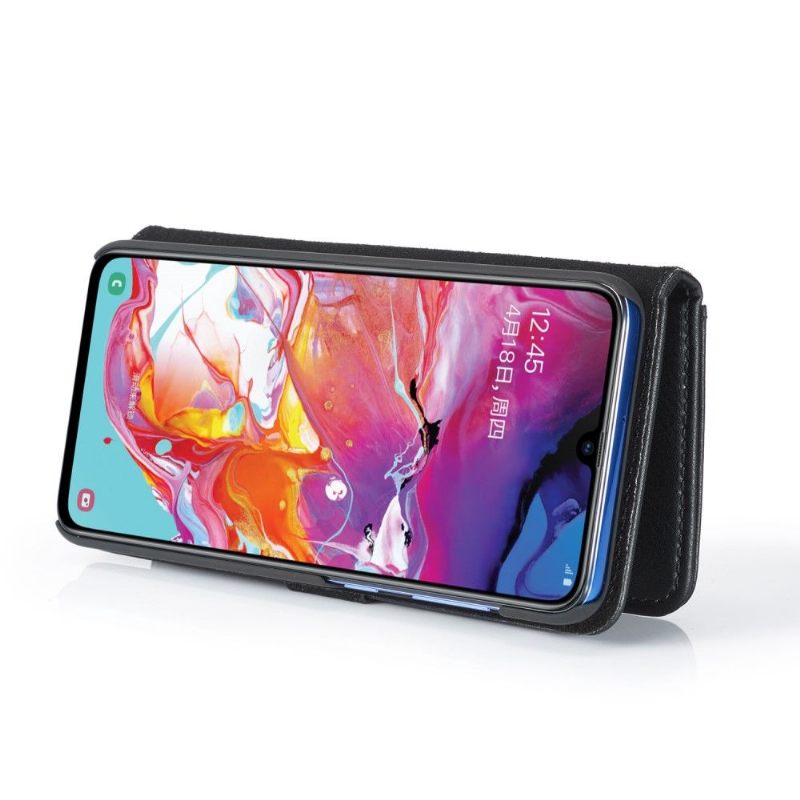 Telefoonhoesje Leren Hoesje voor Samsung Galaxy A70 Portemonnee Leren Met Verwijderbare Schaal