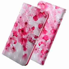 Cover voor Sony Xperia 10 Plus Folio-hoesje Bloemen