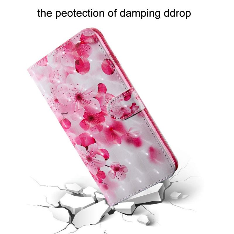 Cover voor Sony Xperia 10 Plus Folio-hoesje Bloemen