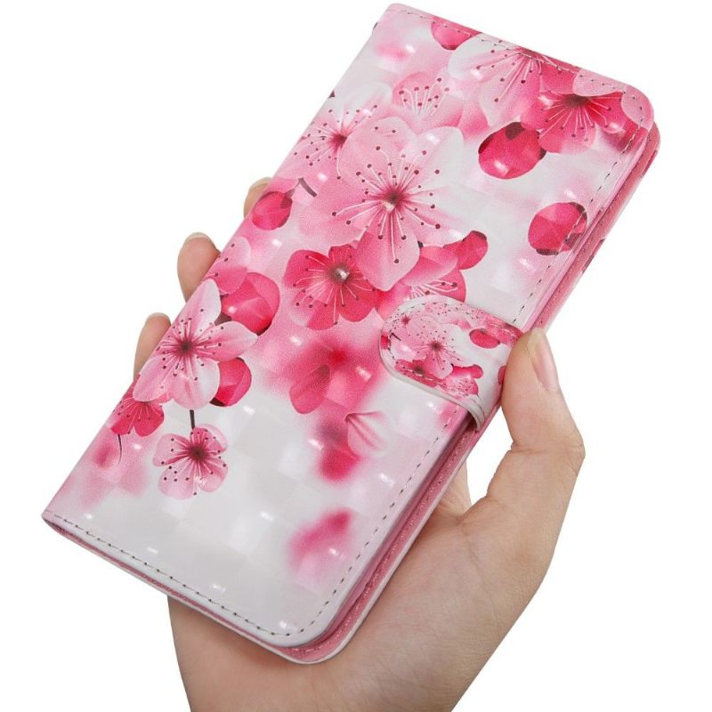 Cover voor Sony Xperia 10 Plus Folio-hoesje Bloemen
