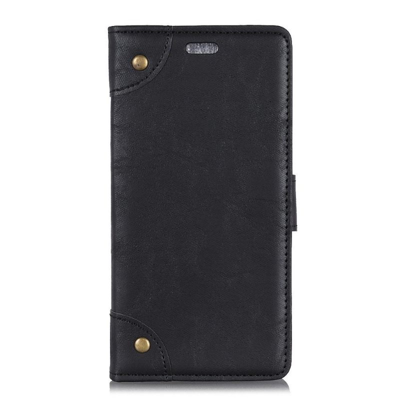Cover voor Sony Xperia 10 Plus Kunstleer Retro Stijl Simon