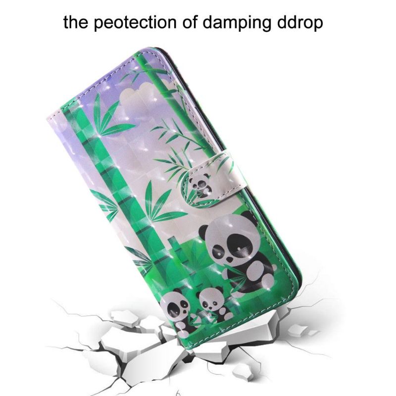 Cover voor Sony Xperia 10 Plus Panda-familie