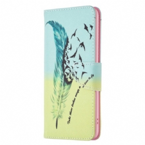 Flip Case voor Xiaomi 12T / 12T Pro Leren Vliegen