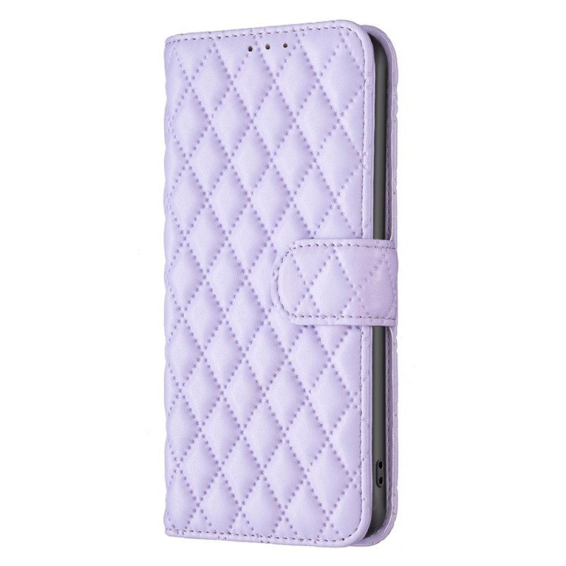 Leren Hoesje voor Xiaomi 12T / 12T Pro Binfen Kleurstijl Gewatteerd
