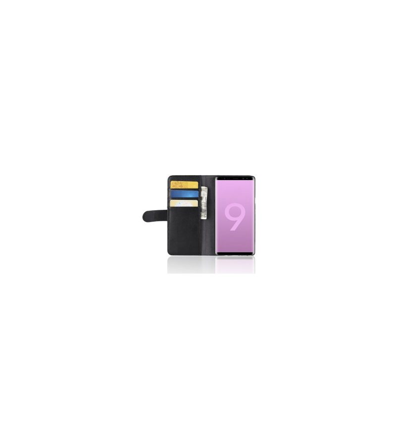 Folio-hoesje voor Samsung Galaxy Note 9 Anti-fall Premium Lederen Kaarthouder