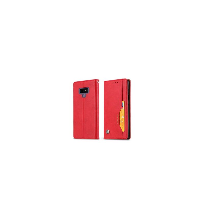 Folio-hoesje voor Samsung Galaxy Note 9 Kunstleer Stand Case