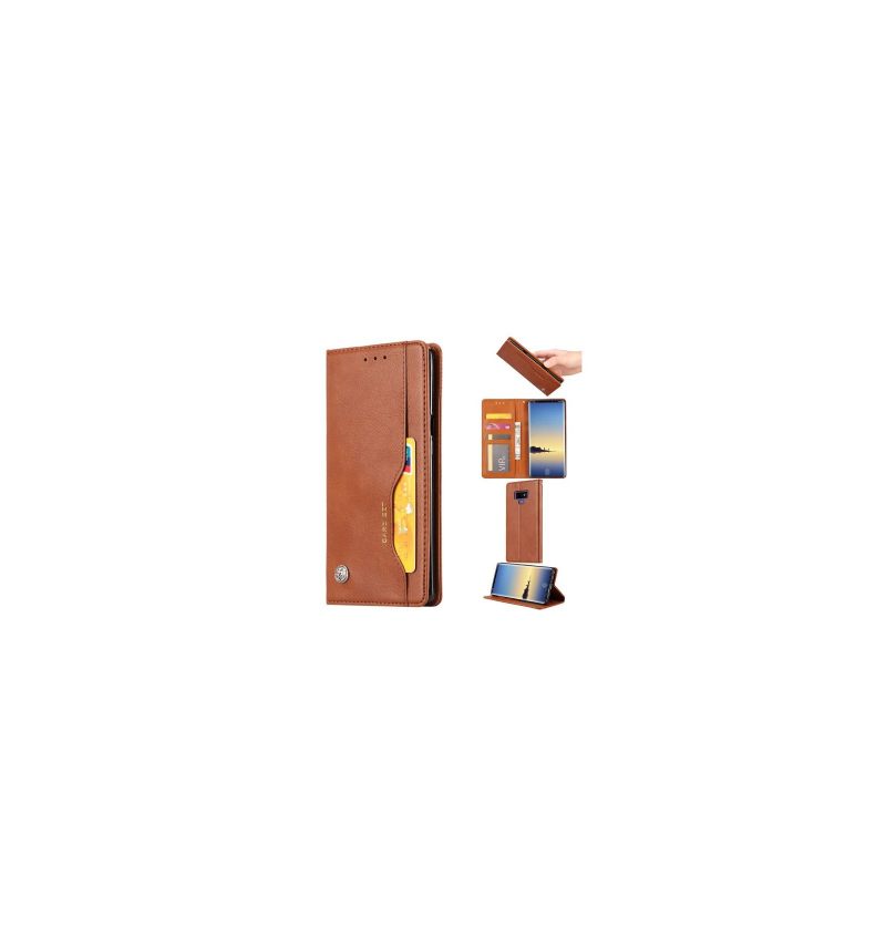 Folio-hoesje voor Samsung Galaxy Note 9 Kunstleer Stand Case