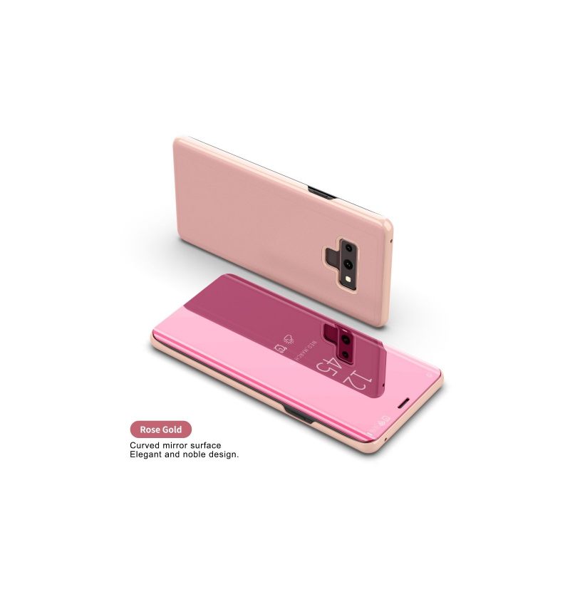 Telefoonhoesje voor Samsung Galaxy Note 9 Folio-hoesje Spiegeleffect
