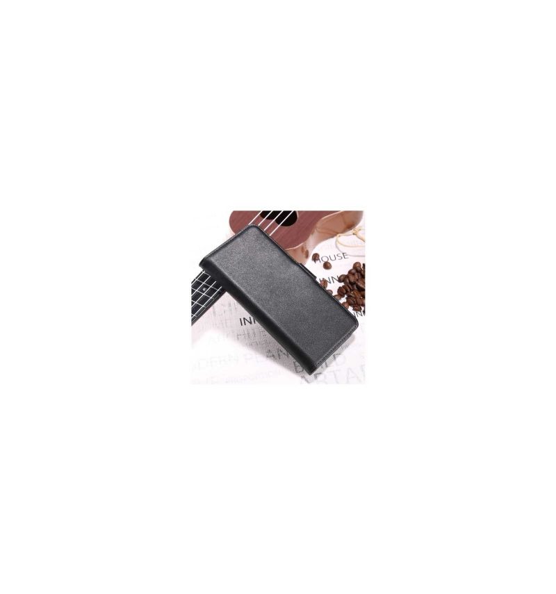 Folio-hoesje voor Samsung Galaxy S9 Premium Leder - Zwart