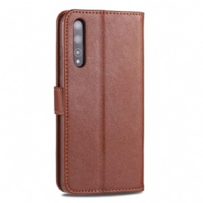 Leren Hoesje voor Honor 20 Lite Azns Retro Leder Effect
