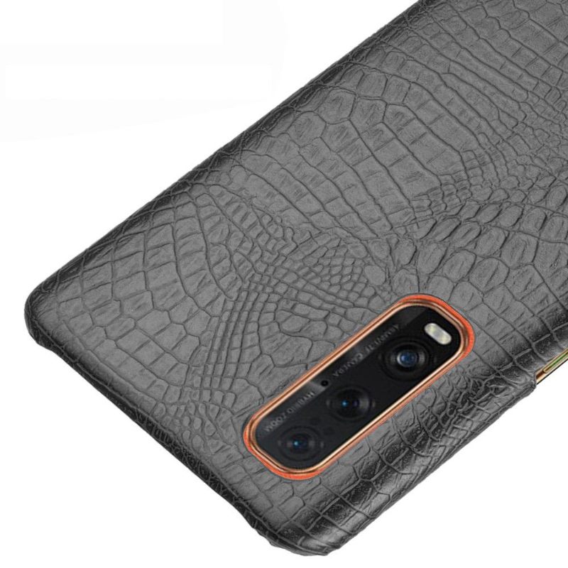 Hoesje voor Oppo Find X2 Pro Krokodil-effect