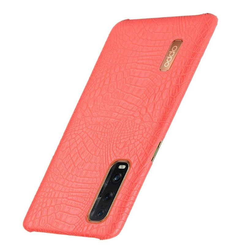 Hoesje voor Oppo Find X2 Pro Krokodil-effect