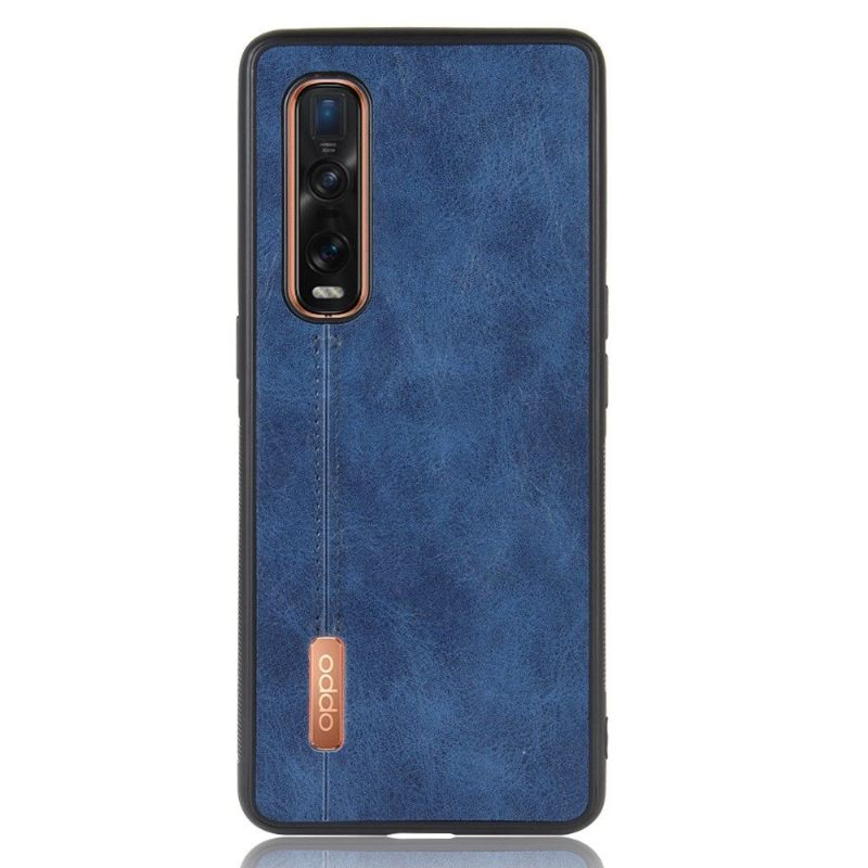 Hoesje voor Oppo Find X2 Pro Leereffect