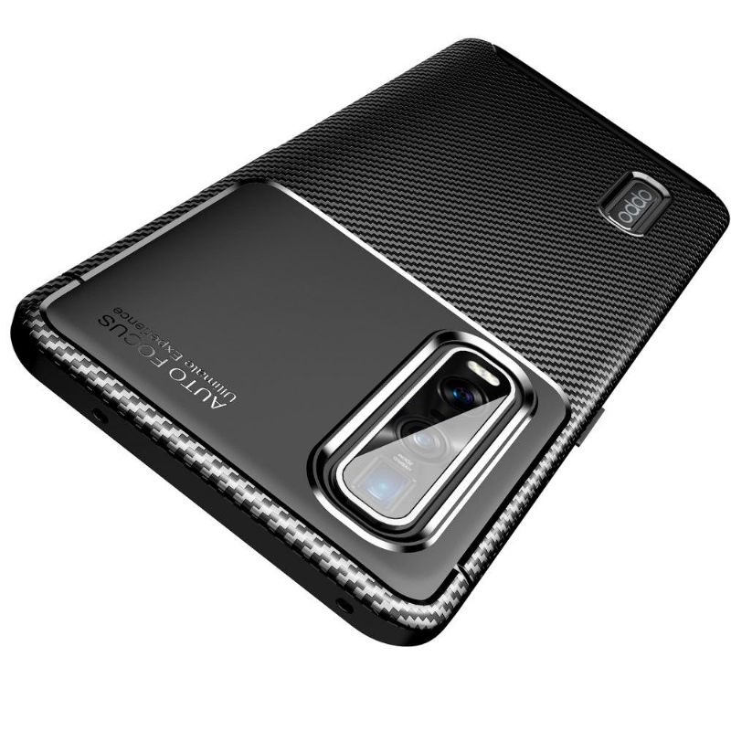 Telefoonhoesje voor Oppo Find X2 Pro Bescherming Karbon Classy
