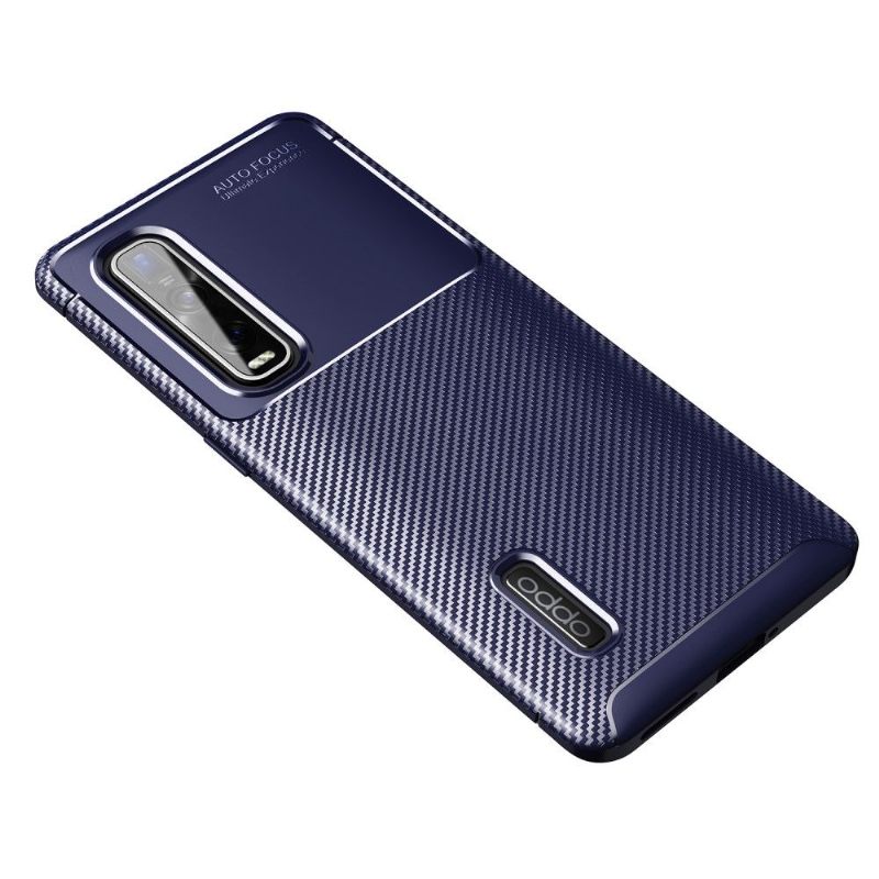 Telefoonhoesje voor Oppo Find X2 Pro Bescherming Karbon Classy