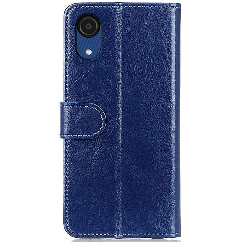 Case voor Samsung Galaxy A03 Core Folio-hoesje Faux Leather Folio Stand Functie