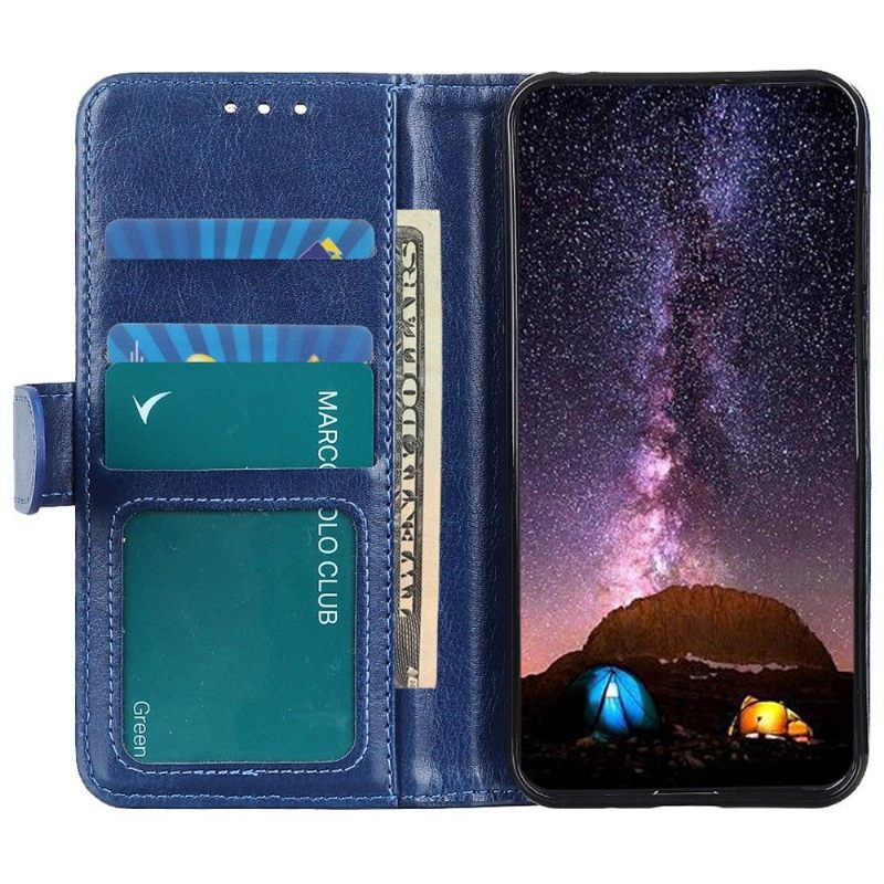 Case voor Samsung Galaxy A03 Core Folio-hoesje Faux Leather Folio Stand Functie