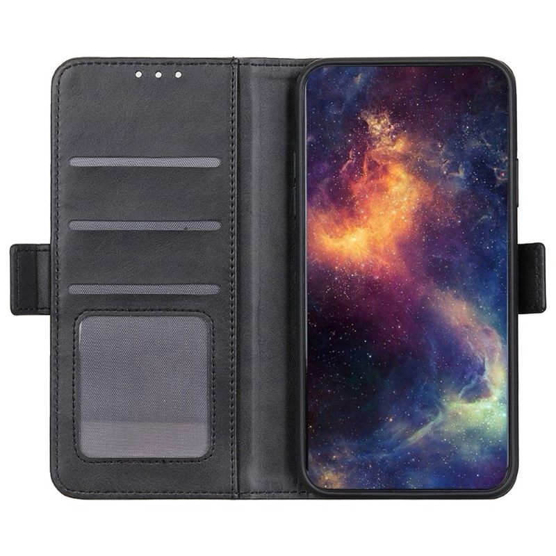 Case voor Samsung Galaxy A03 Core Portemonnee Leren Mat Kunstleer