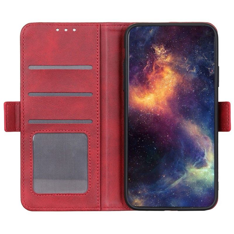 Case voor Samsung Galaxy A03 Core Portemonnee Leren Mat Kunstleer