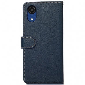 Flip Case voor Samsung Galaxy A03 Core Khazneh Blootgestelde Naden