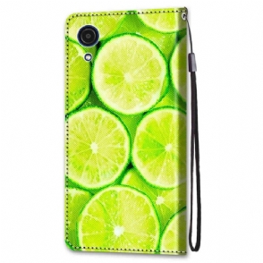 Folio-hoesje voor Samsung Galaxy A03 Core Anti-fall Citroen