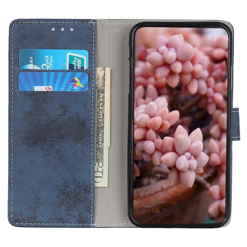 Folio-hoesje voor Samsung Galaxy A03 Core Cyrius Kunstleer Vintage