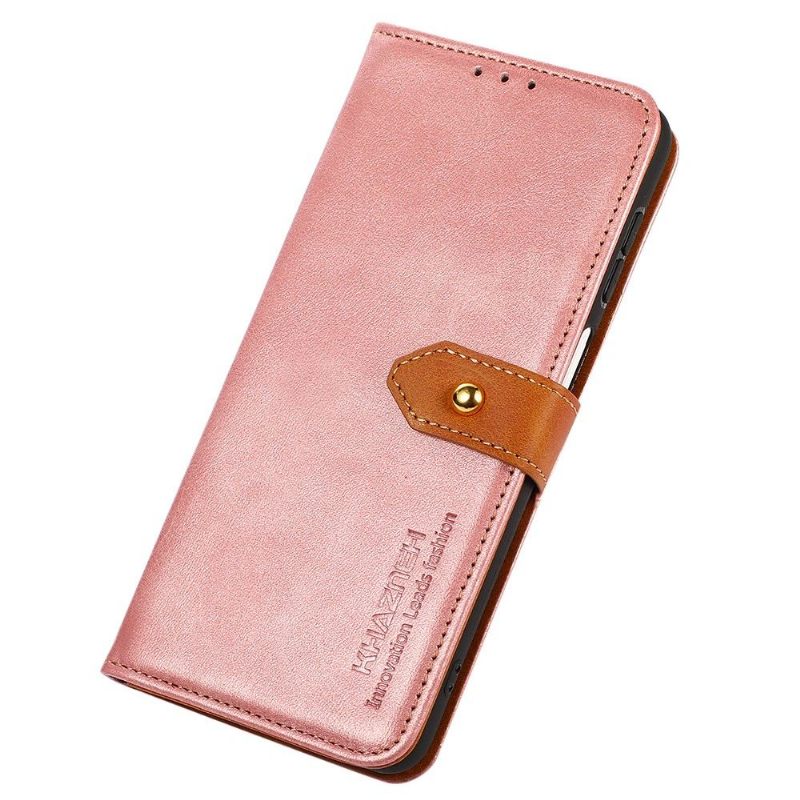 Folio-hoesje voor Samsung Galaxy A03 Core Khazneh Tweekleurig Kunstleer
