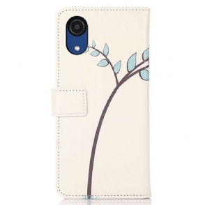 Folio-hoesje voor Samsung Galaxy A03 Core Paar Uilen