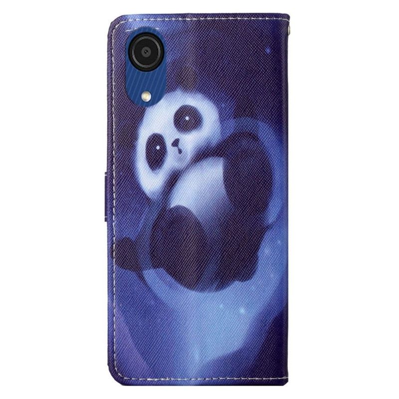 Folio-hoesje voor Samsung Galaxy A03 Core Panda