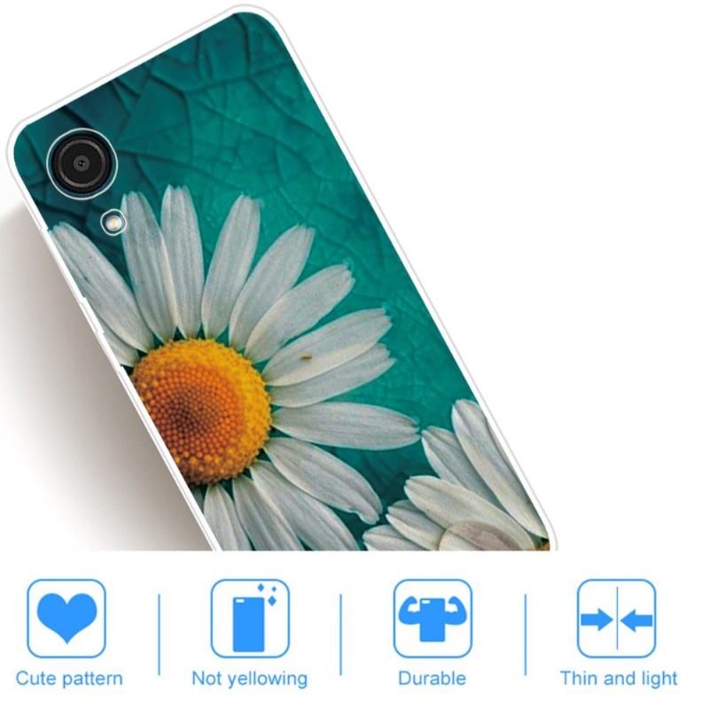 Hoesje voor Samsung Galaxy A03 Core Madeliefje Bloem
