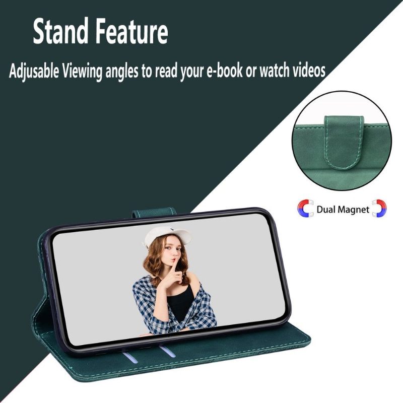 Leren Hoesje voor Samsung Galaxy A03 Core Bescherming Kleurrijke Vlinderbescherming