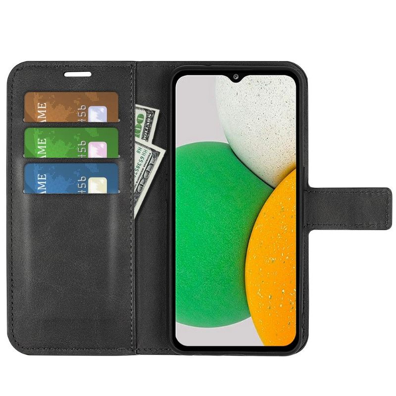 Leren Hoesje voor Samsung Galaxy A03 Core Bescherming Portemonnee Leren Leerstijl
