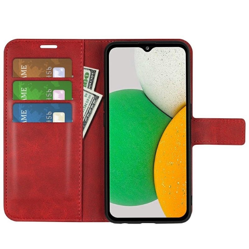 Leren Hoesje voor Samsung Galaxy A03 Core Bescherming Portemonnee Leren Leerstijl