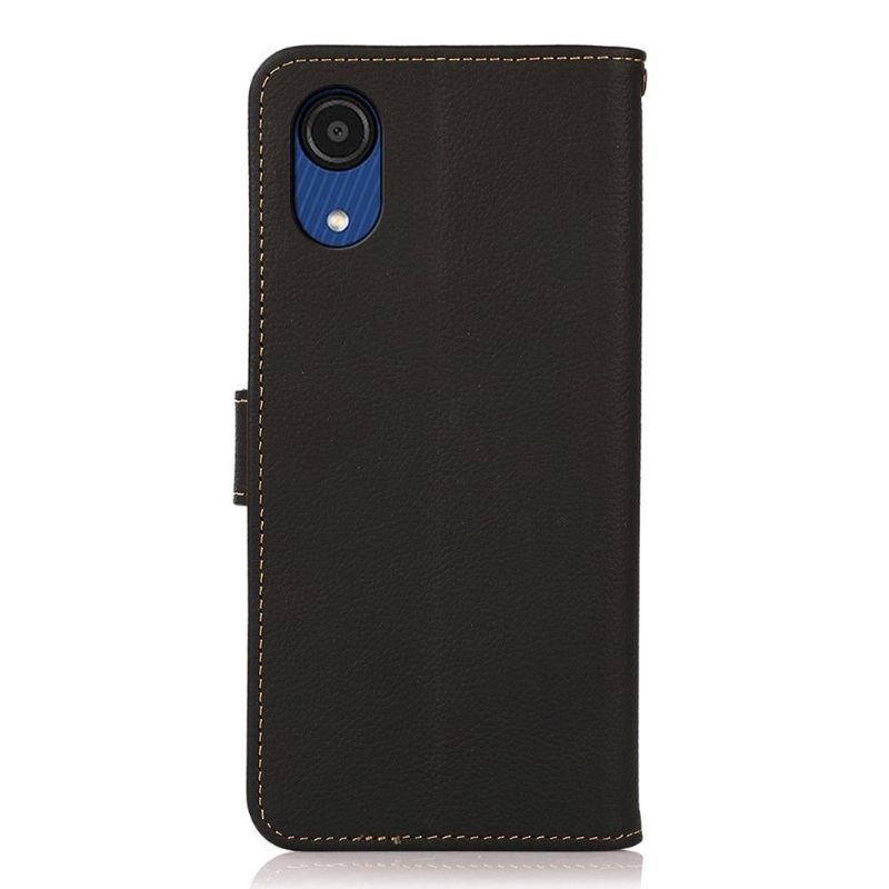 Leren Hoesje voor Samsung Galaxy A03 Core Khazneh Klassiek Leer