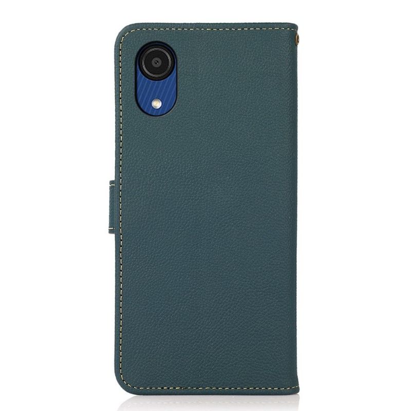 Leren Hoesje voor Samsung Galaxy A03 Core Khazneh Klassiek Leer