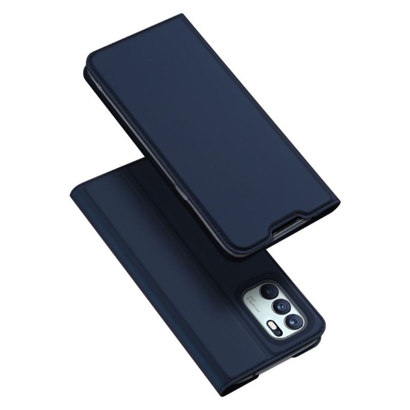 Cover voor Oppo Reno 6 5G Anti-fall Zakelijk Satijneffect