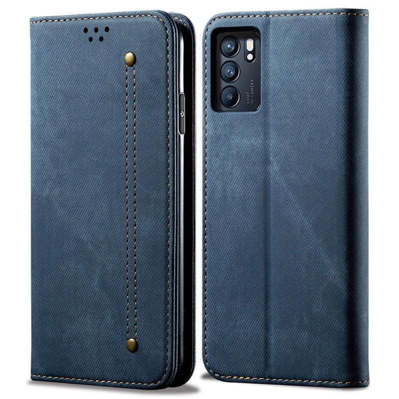 Folio-hoesje voor Oppo Reno 6 5G La Giulia-kaarthouder