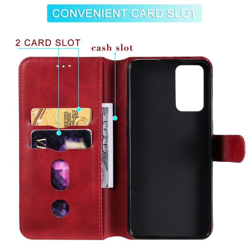 Folio-hoesje voor Oppo Reno 6 5G Louise Leereffect