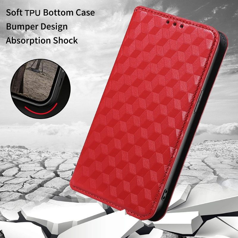 Folio-hoesje voor Oppo Reno 6 5G Ontwerpgeometrie