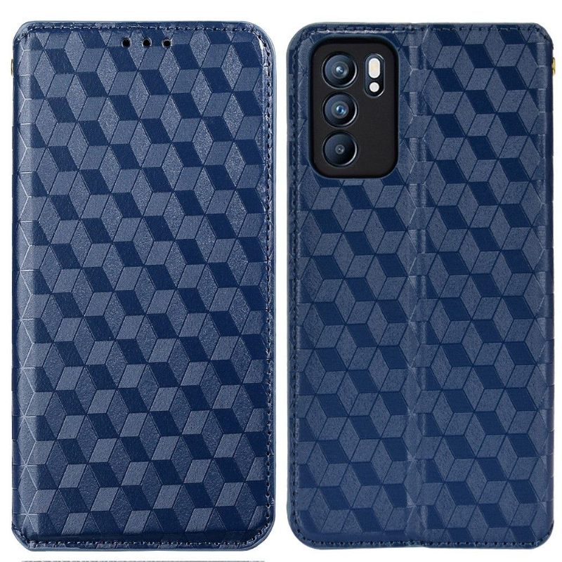 Folio-hoesje voor Oppo Reno 6 5G Ontwerpgeometrie