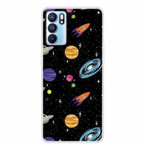 Hoesje voor Oppo Reno 6 5G Illustratieruimte