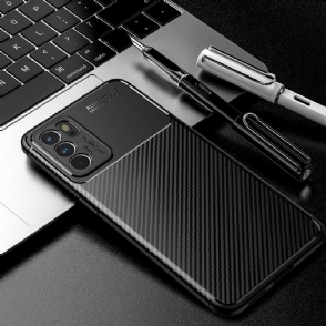 Hoesje voor Oppo Reno 6 5G Koolstofvezelstijl
