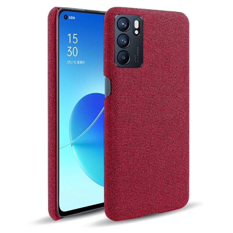 Hoesje voor Oppo Reno 6 5G Stoffen Bekleding