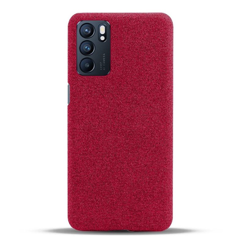 Hoesje voor Oppo Reno 6 5G Stoffen Bekleding