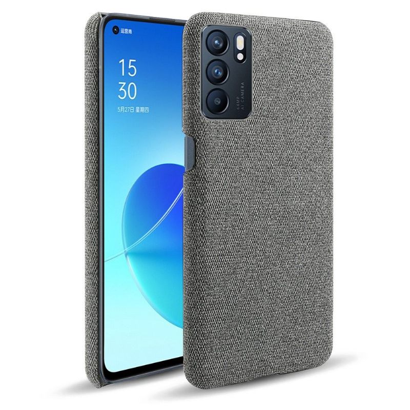 Hoesje voor Oppo Reno 6 5G Stoffen Bekleding