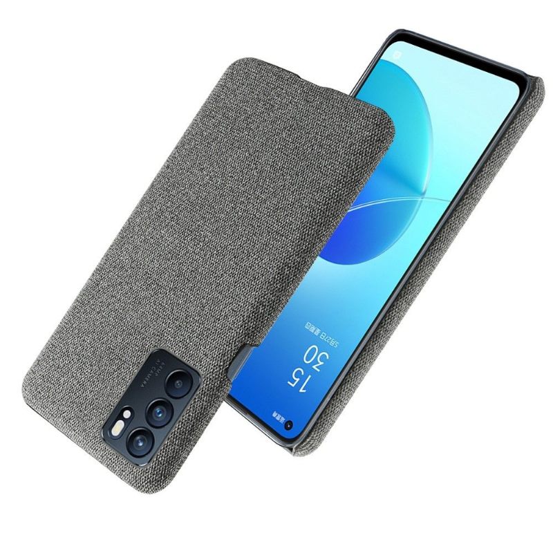 Hoesje voor Oppo Reno 6 5G Stoffen Bekleding
