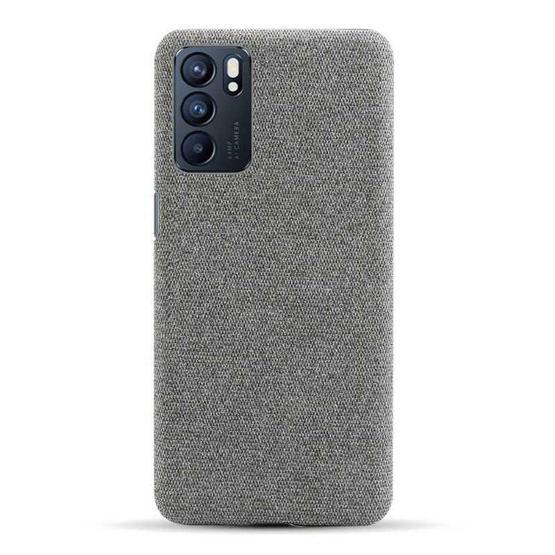Hoesje voor Oppo Reno 6 5G Stoffen Bekleding