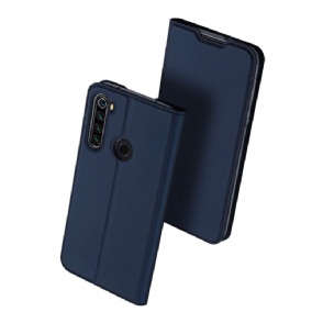 Leren Hoesje voor Xiaomi Redmi Note 8T Satijnen Coating